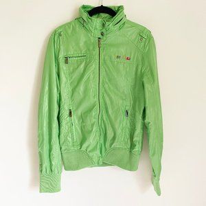 "April Evil" Lime Green Windbreaker